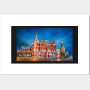 The State Historical Museum in Moscow, Russia Posters and Art